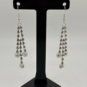 Elegant Silver Dangle Earrings